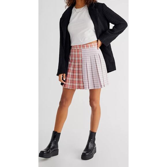 NWT The Ragged Priest Seeker Pleated Mini Skirt Y2K Academia School Girl Size XS - Picture 3 of 15